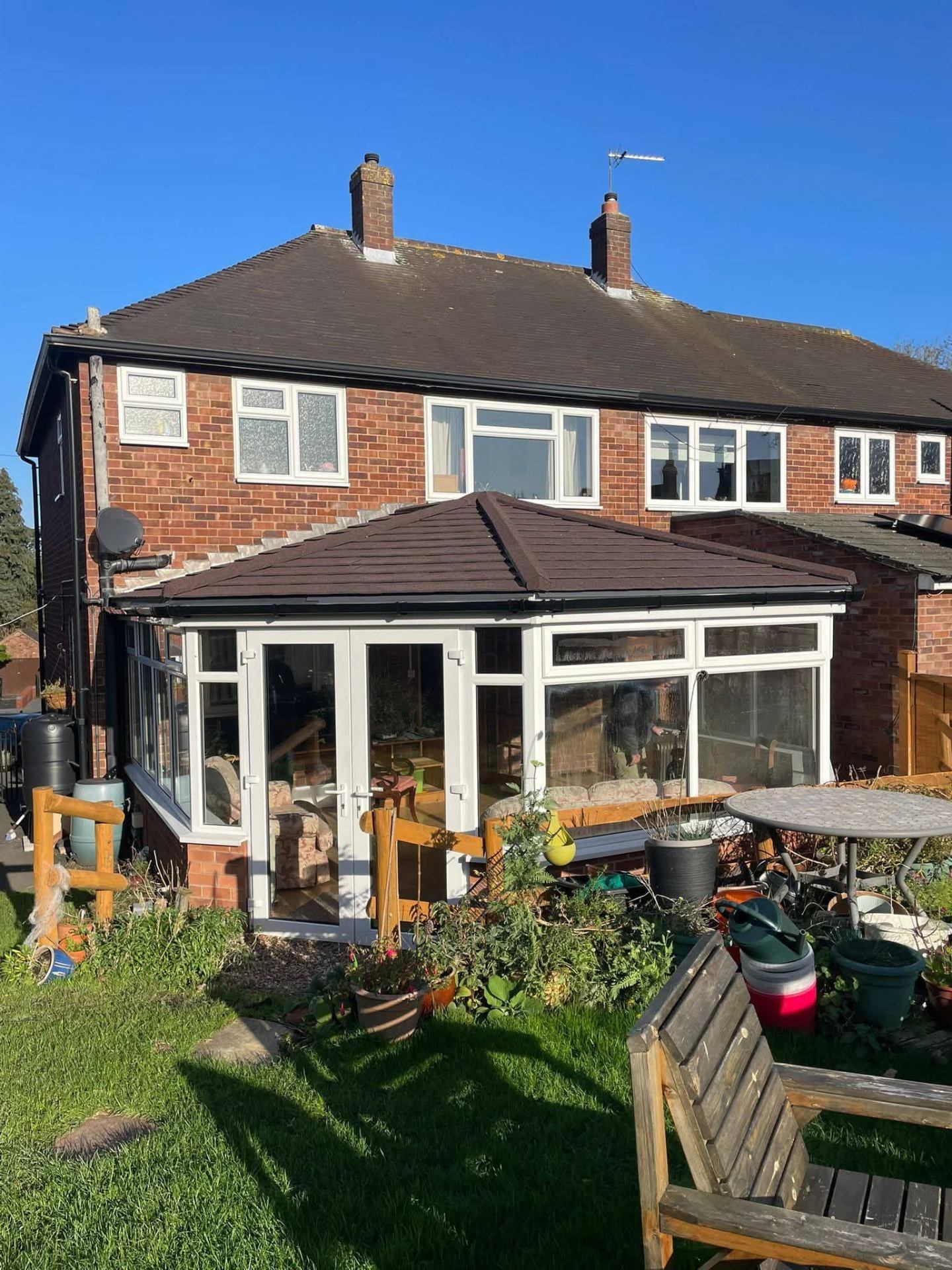 New Shire Smart-Roof tiled conservatory