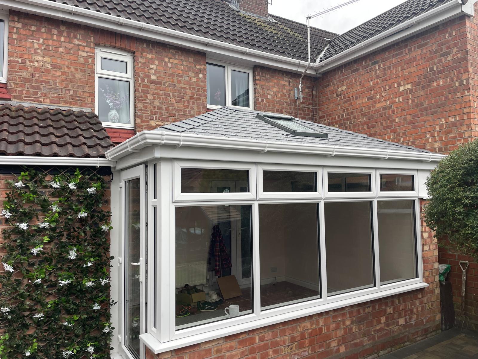 Beautiful UK conservatory with a Shire Conservatories solid tiled roof